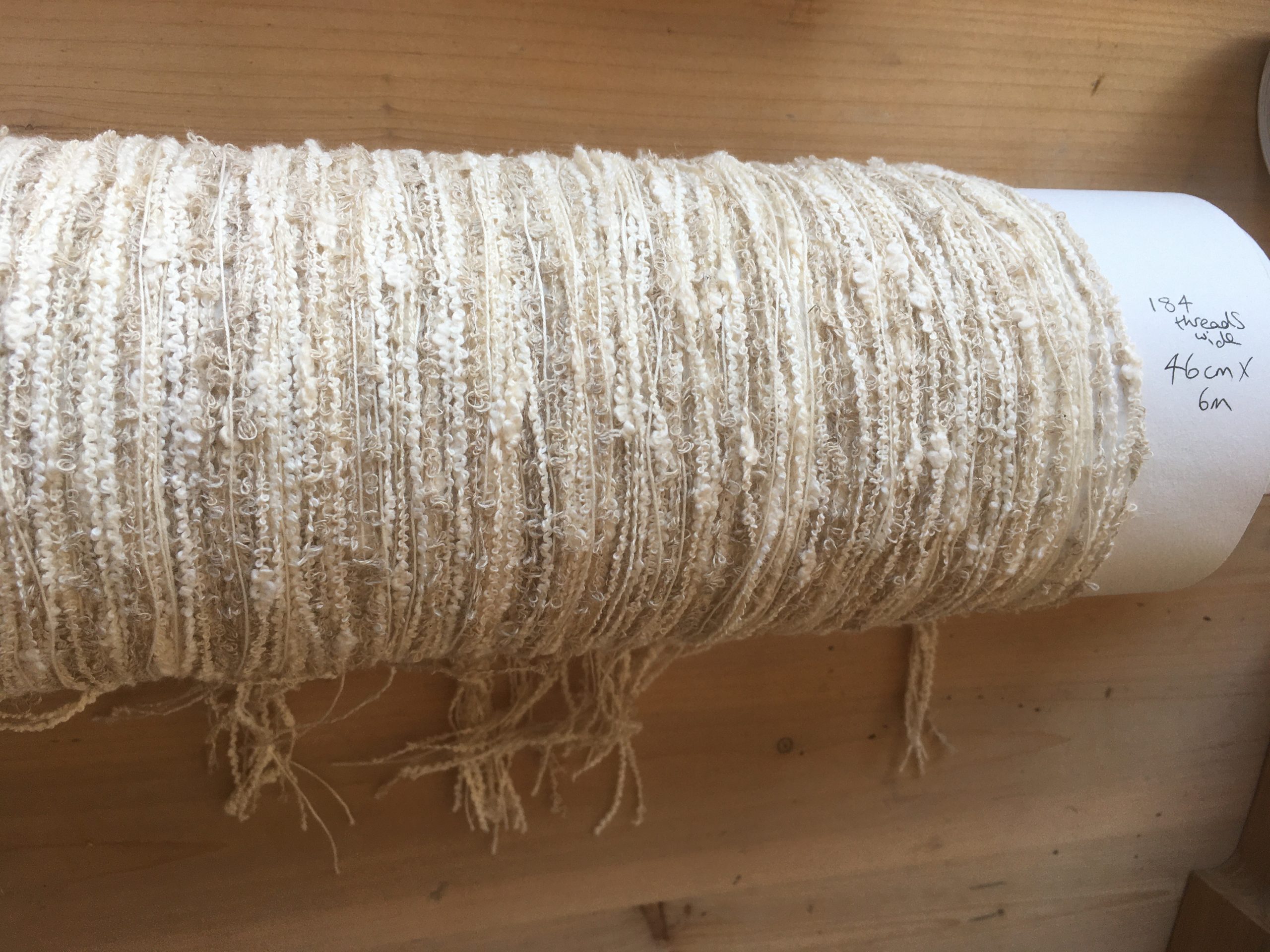 Cream boucle 3